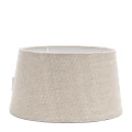 Abażur Taper Lampshade, Linen, flax 30x17