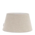 Abażur Taper Lampshade, Linen, flax 38x21