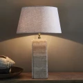 Abażur Taper Lampshade, Linen, flax 45x25