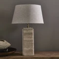 Abażur Taper Lampshade, Linen, flax 45x25