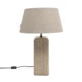 Abażur Taper Lampshade, Linen, flax 45x25