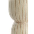 Stołek Ø28,5x42 cm FINCA ceramics matt sand+brown