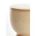 Stołek Ø28,5x42 cm FINCA ceramics shiny cream+ocher
