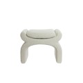 Pufa 60x46x46 cm NAFYA bouclé cream