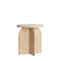 Stolik kawowy Ø41x48 cm OTINIA travertine sand
