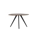 Stół Ø120x74,5 cm MIMOSO acacia wood-black