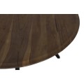 Stół Ø120x74,5 cm MIMOSO acacia wood-black