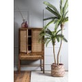 Komoda 90x45x160 cm NIPAS wood brown