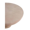 Stolik kawowy Coffee table Ø90x30 cm POLINNA matt sand