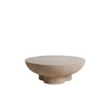 Stolik kawowy Coffee table Ø90x30 cm POLINNA matt sand
