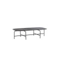 Stolik kawowy Coffee table 147x70x38 cm ZAPALA antique black-matt black