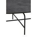 Stolik kawowy Coffee table 147x70x38 cm ZAPALA antique black-matt black