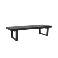 Stolik kawowy Coffee table 166x59x40 cm MUDEN mango wood matt black+black