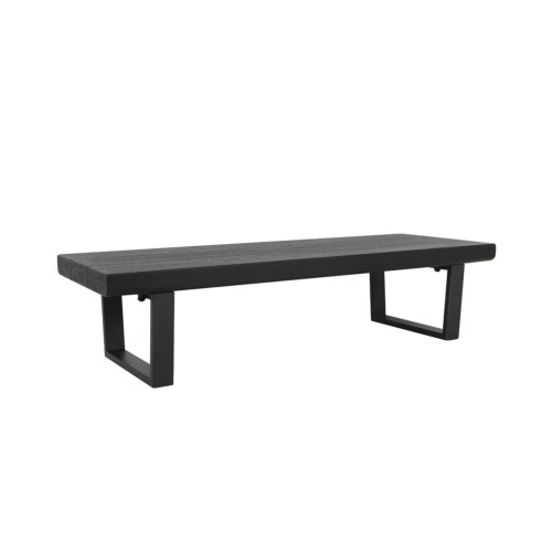 Stolik kawowy Coffee table 166x59x40 cm MUDEN mango wood matt black+black