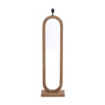 Lampa podłogowa 35x20x119 cm PACECO wood matt natural
