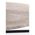 Stolik kawowy 140x65x35 cm LOES marble brown-black