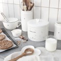 Zestaw miarek ceramicznych White with Heart BL
