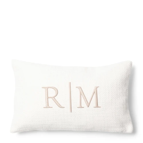 Poszewka dekoracyjna Cushion cover RM Classic Logo, White