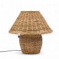 Lampa Rustic Rattan Ames Table Lamp