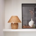 Lampa Rustic Rattan Ames Table Lamp