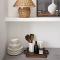 Lampa Rustic Rattan Ames Table Lamp