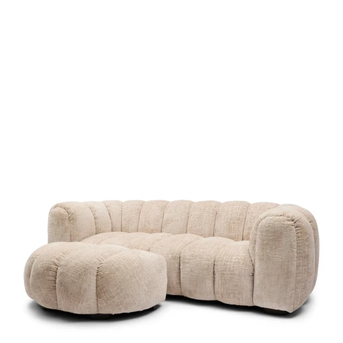Pufa Footstool Vicenza, Natural