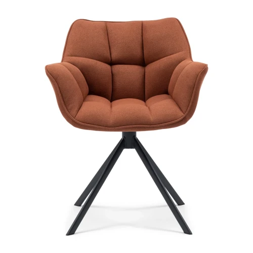 Krzesło obrotowe Swivel dining chair Carnaby, Brown