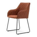Krzesło Dining chair with armrest Frisco Drive, Brown