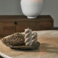 Świeca Twisted Blunt candle M, Natural