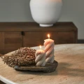 Świeca Twisted Blunt candle S, Natural