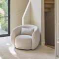 Fotel obrotowy Swivel armchair Leonardo, Natural