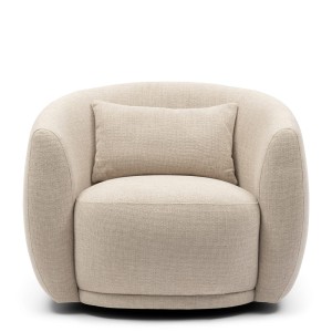 Fotel obrotowy Swivel armchair Leonardo, Natural