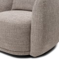 Fotel obrotowy Swivel armchair Leonardo, Taupe