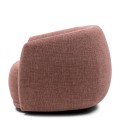 Fotel obrotowy Swivel armchair Leonardo, Coral pink
