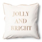 Poszewka dekoracyjna Cushion cover Jolly And Bright, White