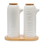 Butelki na oliwę i ocet zestaw Oil and vinegar set Oleum