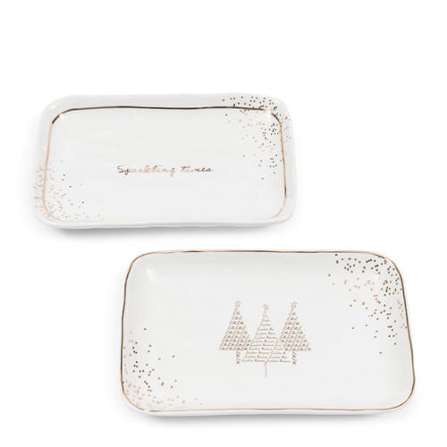 Talerzyki Serving plate Sparkling Times, Set of 2