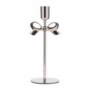 Świecznik Candlestick Classic Bow S, Silver