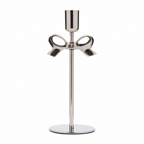 Świecznik Candlestick Classic Bow S, Silver