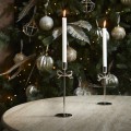 Candlestick Classic Bow L, Silver