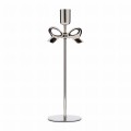 Candlestick Classic Bow L, Silver