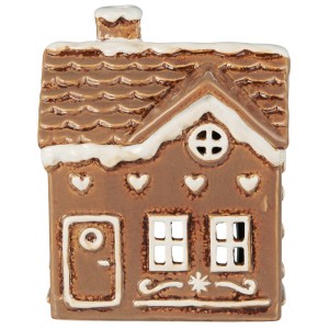 Lampion House f/tealight Stillenat Gingerbread square door