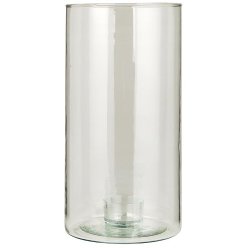 Lampion glass f/3.8 cm candle w/fixed holder tall model