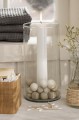 Lampion glass f/3.8 cm candle w/fixed holder tall model