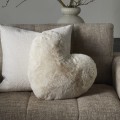 Poduszka serce Faux Fur Cushion Heather Heart