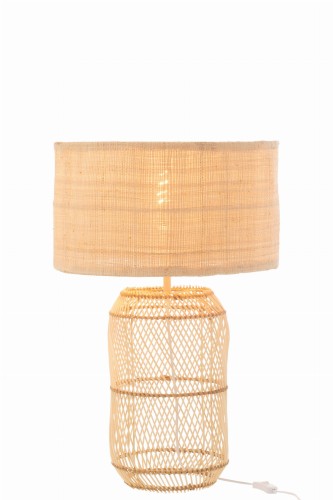 Lampa Mush Linen/Bamboo Natural