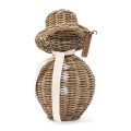 Rzeźba rattanowa bałwan Decoration Statue Rustic Rattan Snowman