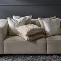 Poszewka dekoracyjna Pillow Cover RM Monogram Velvet, White 50x50