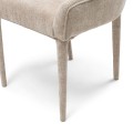 Krzesło Dining chair with armrest Corvara, Beige