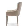 Krzesło Dining chair with armrest Corvara, Beige
